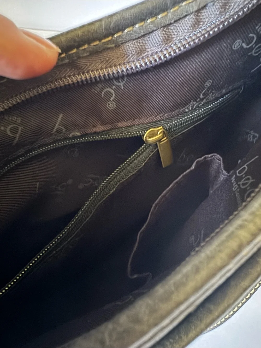 B.O.C. (Born Concept) Floral Embossed Crescent Shaped Shoulder Or Crossbody Bag